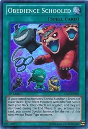 Obedience Schooled (LVAL-EN088) - Legacy of the Valiant Unlimited Legacy of the Valiant Yugioh Single  Squirtle Squad Card Shop.