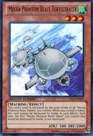 Mecha Phantom Beast Turtletracer (LTGY-ENSP1) (LTGY-ENSP1) - Lord of the Tachyon Galaxy Limited Lord of the Tachyon Galaxy Yugioh Single  Squirtle Squad Card Shop.