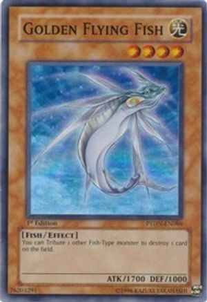 Golden Flying Fish (PTDN-EN086) - Phantom Darkness 1st Edition Phantom Darkness Yugioh Single  Squirtle Squad Card Shop.