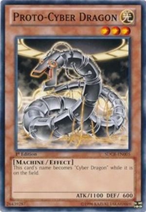 Proto-Cyber Dragon (SDCR-EN005) - Structure Deck: Cyber Dragon Revolution 1st Edition Structure Deck: Cyber Dragon Revolution Yugioh Single  Squirtle Squad Card Shop.