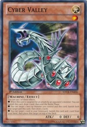 Cyber Valley (SDCR-EN006) - Structure Deck: Cyber Dragon Revolution 1st Edition Structure Deck: Cyber Dragon Revolution Yugioh Single  Squirtle Squad Card Shop.