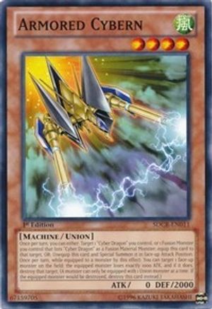 Armored Cybern (SDCR-EN011) - Structure Deck: Cyber Dragon Revolution 1st Edition Structure Deck: Cyber Dragon Revolution Yugioh Single  Squirtle Squad Card Shop.