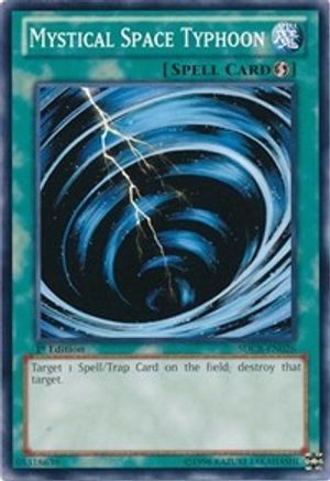 Mystical Space Typhoon (SDCR-EN026) - Structure Deck: Cyber Dragon Revolution Unlimited Structure Deck: Cyber Dragon Revolution Yugioh Single  Squirtle Squad Card Shop.