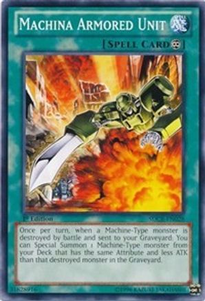 Machina Armored Unit (SDCR-EN028) - Structure Deck: Cyber Dragon Revolution 1st Edition Structure Deck: Cyber Dragon Revolution Yugioh Single  Squirtle Squad Card Shop.