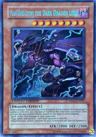 Van'Dalgyon The Dark Dragon Lord (YR01-EN001) - Yu-Gi-Oh! R Manga Promo Limited Yu-Gi-Oh! R Manga Promo Yugioh Single  Squirtle Squad Card Shop.