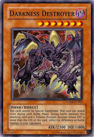 Darkness Destroyer (GX06-EN003) - Yu-Gi-Oh! GX Tag Force Promotional Cards Unlimited Yu-Gi-Oh! GX Tag Force Promotional Cards Yugioh Single  Squirtle Squad Card Shop.