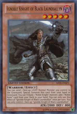 Ignoble Knight of Black Laundsallyn (ABYR-ENSP1) (ABYR-ENSP1) - Abyss Rising Limited Abyss Rising Yugioh Single  Squirtle Squad Card Shop.