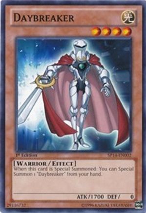 Daybreaker (SP14-EN002) - Star Pack 2014 1st Edition Star Pack 2014 Yugioh Single  Squirtle Squad Card Shop.