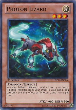 Photon Lizard (Starfoil) (SP14-EN006) - Star Pack 2014 1st Edition Star Pack 2014 Yugioh Single  Squirtle Squad Card Shop.