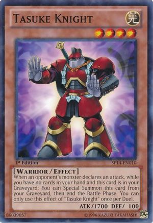 Tasuke Knight (Starfoil) (SP14-EN010) - Star Pack 2014 1st Edition Star Pack 2014 Yugioh Single  Squirtle Squad Card Shop.