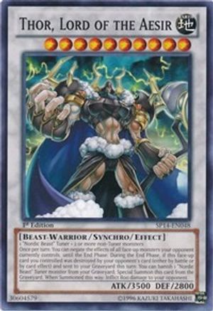 Thor, Lord of the Aesir (SP14-EN048) - Star Pack 2014 1st Edition Star Pack 2014 Yugioh Single  Squirtle Squad Card Shop.