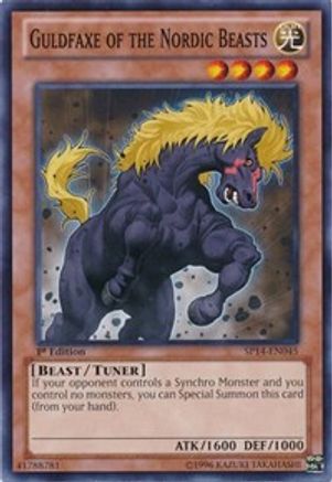 Guldfaxe of the Nordic Beasts (SP14-EN045) - Star Pack 2014 1st Edition Star Pack 2014 Yugioh Single  Squirtle Squad Card Shop.