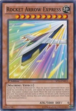 Rocket Arrow Express (SP14-EN015) - Star Pack 2014 1st Edition Star Pack 2014 Yugioh Single  Squirtle Squad Card Shop.