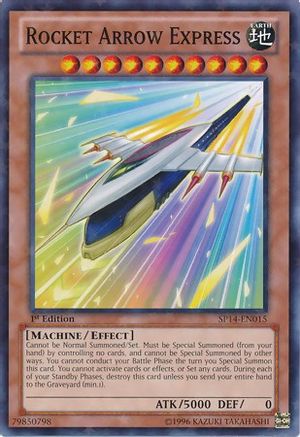 Rocket Arrow Express (Starfoil) (SP14-EN015) - Star Pack 2014 1st Edition Star Pack 2014 Yugioh Single  Squirtle Squad Card Shop.
