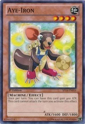 Aye-Iron (SP14-EN016) - Star Pack 2014 1st Edition Star Pack 2014 Yugioh Single  Squirtle Squad Card Shop.
