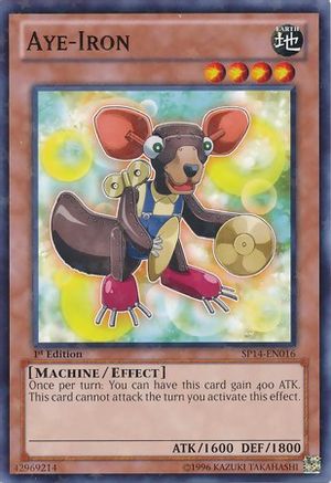 Aye-Iron (Starfoil) (SP14-EN016) - Star Pack 2014 1st Edition Star Pack 2014 Yugioh Single  Squirtle Squad Card Shop.