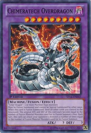 Chimeratech Overdragon (Starfoil) (SP14-EN043) - Star Pack 2014 1st Edition Star Pack 2014 Yugioh Single  Squirtle Squad Card Shop.