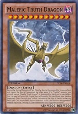 Malefic Truth Dragon (SP14-EN044) - Star Pack 2014 1st Edition Star Pack 2014 Yugioh Single  Squirtle Squad Card Shop.