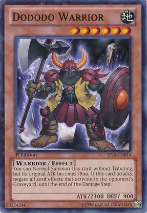 Dododo Warrior (Starfoil) (SP14-EN018) - Star Pack 2014 1st Edition Star Pack 2014 Yugioh Single  Squirtle Squad Card Shop.