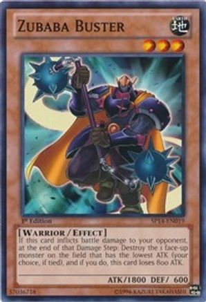 Zubaba Buster (SP14-EN019) - Star Pack 2014 1st Edition Star Pack 2014 Yugioh Single  Squirtle Squad Card Shop.