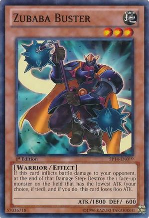 Zubaba Buster (Starfoil) (SP14-EN019) - Star Pack 2014 1st Edition Star Pack 2014 Yugioh Single  Squirtle Squad Card Shop.