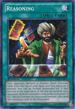 Reasoning (Starfoil) (SP14-EN041) - Star Pack 2014 1st Edition Star Pack 2014 Yugioh Single  Squirtle Squad Card Shop.