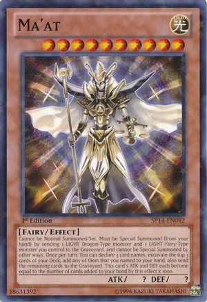 Ma'at (Starfoil) (SP14-EN042) - Star Pack 2014 1st Edition Star Pack 2014 Yugioh Single  Squirtle Squad Card Shop.