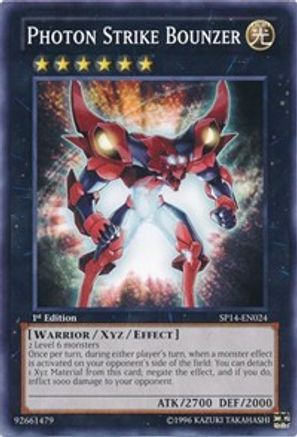 Photon Strike Bounzer (SP14-EN024) - Star Pack 2014 1st Edition Star Pack 2014 Yugioh Single  Squirtle Squad Card Shop.