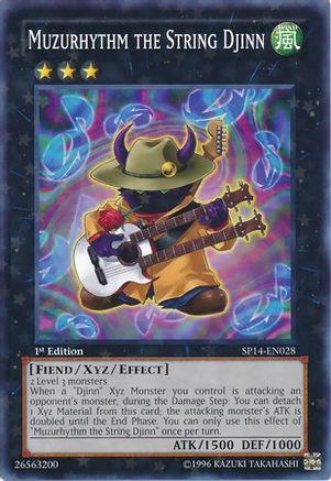 Muzurhythm the String Djinn (Starfoil) (SP14-EN028) - Star Pack 2014 1st Edition Star Pack 2014 Yugioh Single  Squirtle Squad Card Shop.
