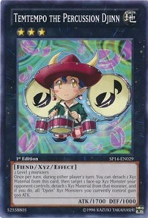 Temtempo the Percussion Djinn (SP14-EN029) - Star Pack 2014 1st Edition Star Pack 2014 Yugioh Single  Squirtle Squad Card Shop.