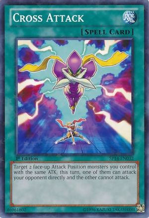 Cross Attack (Starfoil) (SP14-EN032) - Star Pack 2014 1st Edition Star Pack 2014 Yugioh Single  Squirtle Squad Card Shop.