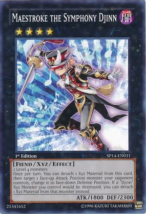 Maestroke the Symphony Djinn (Starfoil) (SP14-EN031) - Star Pack 2014 1st Edition Star Pack 2014 Yugioh Single  Squirtle Squad Card Shop.