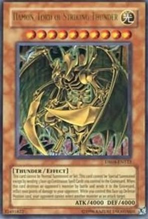 Hamon, Lord of Striking Thunder (DR04-EN122) - Dark Revelation Volume 4 Unlimited Dark Revelation Volume 4 Yugioh Single  Squirtle Squad Card Shop.