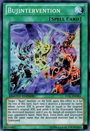 Bujintervention (LVAL-ENDE4) - Legacy of the Valiant Limited Legacy of the Valiant Yugioh Single  Squirtle Squad Card Shop.