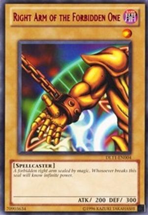 Right Arm of the Forbidden One (Red) (DL11-EN004) - Duelist League Promo Unlimited Duelist League Promo Yugioh Single  Squirtle Squad Card Shop.