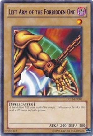 Left Arm of the Forbidden One (Blue) (DL11-EN005) - Duelist League Promo Unlimited Duelist League Promo Yugioh Single  Squirtle Squad Card Shop.