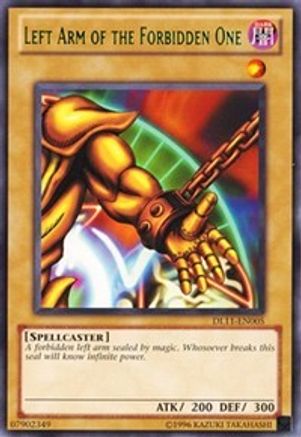 Left Arm of the Forbidden One (Green) (DL11-EN005) - Duelist League Promo Unlimited Duelist League Promo Yugioh Single  Squirtle Squad Card Shop.