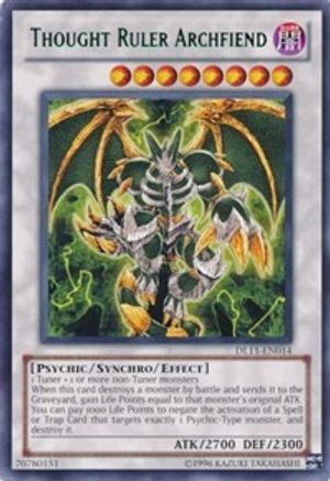 Thought Ruler Archfiend (Blue) (DL11-EN014) - Duelist League Promo Unlimited Duelist League Promo Yugioh Single  Squirtle Squad Card Shop.