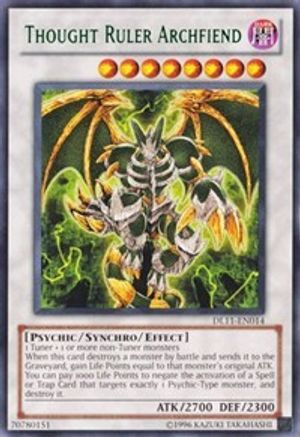 Thought Ruler Archfiend (Green) (DL11-EN014) - Duelist League Promo Unlimited Duelist League Promo Yugioh Single  Squirtle Squad Card Shop.