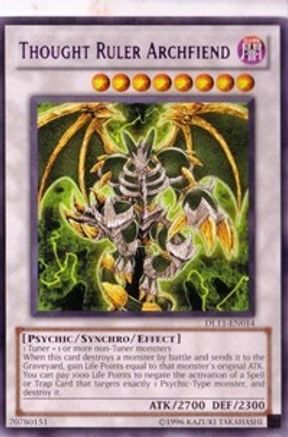 Thought Ruler Archfiend (Purple) (DL11-EN014) - Duelist League Promo Unlimited Duelist League Promo Yugioh Single  Squirtle Squad Card Shop.