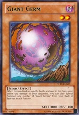 Giant Germ (Green) (DL12-EN003) - Duelist League Promo Unlimited Duelist League Promo Yugioh Single  Squirtle Squad Card Shop.
