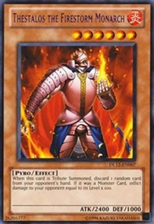 Thestalos the Firestorm Monarch (Purple) (DL12-EN007) - Duelist League Promo Unlimited Duelist League Promo Yugioh Single  Squirtle Squad Card Shop.