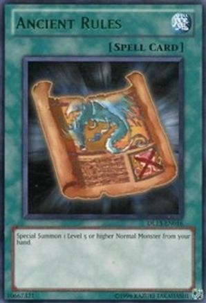 Ancient Rules (Green) (DL13-EN016) - Duelist League Promo Unlimited Duelist League Promo Yugioh Single  Squirtle Squad Card Shop.