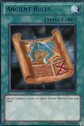 Ancient Rules (Purple) (DL13-EN016) - Duelist League Promo Unlimited Duelist League Promo Yugioh Single  Squirtle Squad Card Shop.