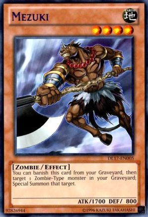 Mezuki (Blue) (DL17-EN005) - Duelist League Promo Unlimited Duelist League Promo Yugioh Single  Squirtle Squad Card Shop.