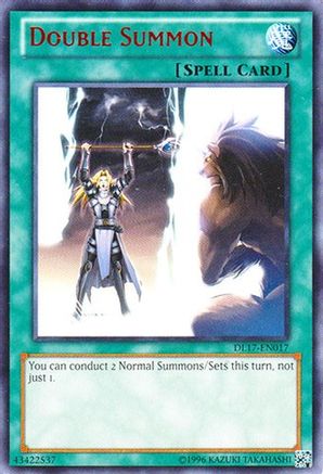 Double Summon (Red) (DL17-EN017) - Duelist League Promo Unlimited Duelist League Promo Yugioh Single  Squirtle Squad Card Shop.