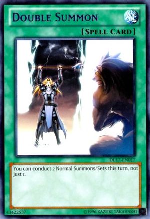 Double Summon (Blue) (DL17-EN017) - Duelist League Promo Unlimited Duelist League Promo Yugioh Single  Squirtle Squad Card Shop.
