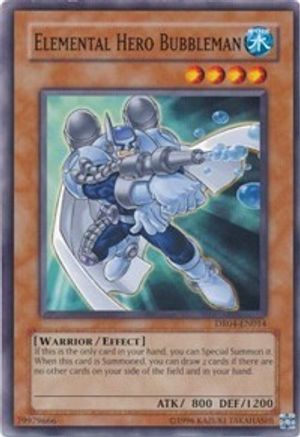 Elemental Hero Bubbleman (DR04-EN014) - Dark Revelation Volume 4 Unlimited Dark Revelation Volume 4 Yugioh Single  Squirtle Squad Card Shop.