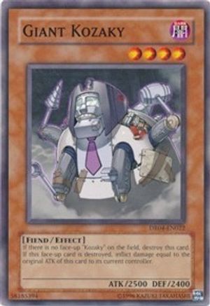 Giant Kozaky (DR04-EN022) - Dark Revelation Volume 4 Unlimited Dark Revelation Volume 4 Yugioh Single  Squirtle Squad Card Shop.