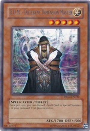 D.D.M. - Different Dimension Master (DR04-EN032) - Dark Revelation Volume 4 Unlimited Dark Revelation Volume 4 Yugioh Single  Squirtle Squad Card Shop.